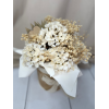 Welurowy flowerbox Mocha Mousse